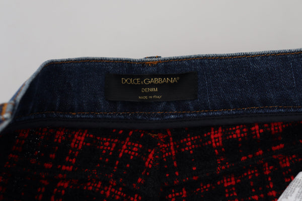 Dolce &amp; Gabbana Siniruudullinen Skinny Denim Farkut