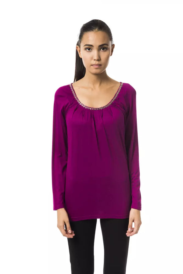 BYBLOS Purple Viscose Topit &amp; T-paita