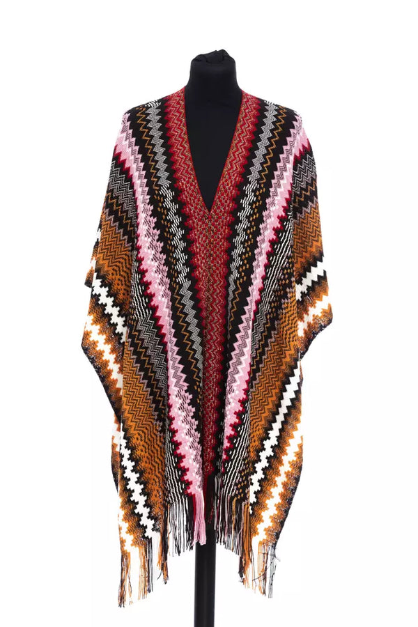 Missoni monivärinen villaponcho