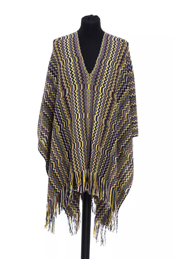 Missoni monivärinen villaponcho