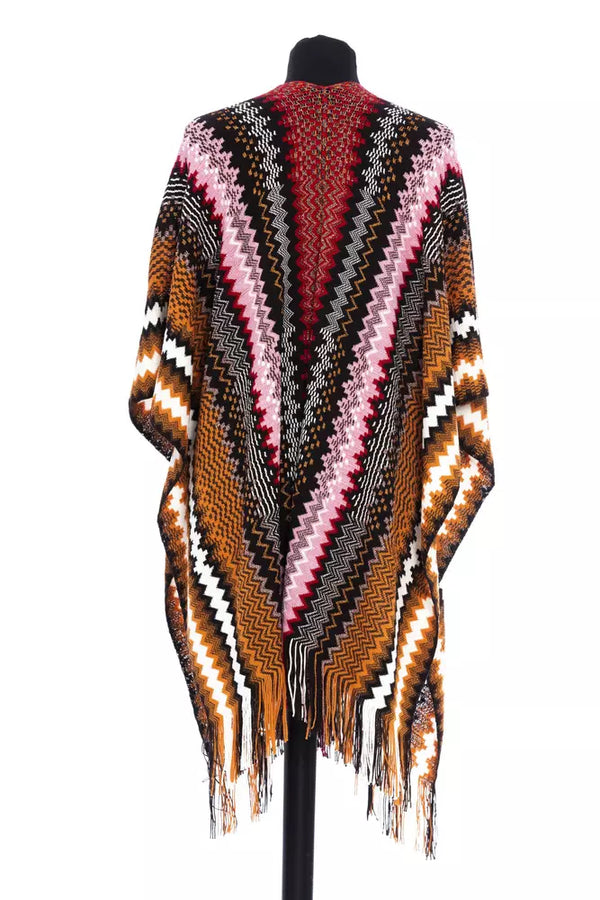 Missoni monivärinen villaponcho