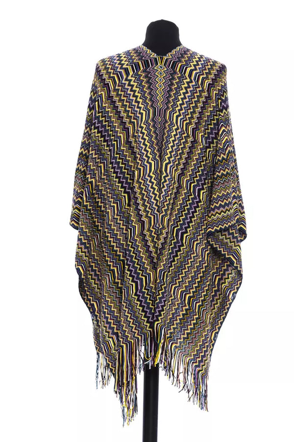 Missoni monivärinen villaponcho