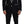 Dolce & Gabbana Black Wool White Silk Slim Fit -puku