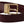 Dolce & Gabbana Elegant Maroon Leather Belt with Gold Buckle