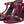 Versace Elegant Purple Calf Leather High Sandals