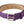 Dolce & Gabbana Elegant Purple Leather Belt with Logo Buckle