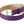 Dolce & Gabbana Elegant Purple Leather Belt with Logo Buckle