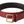 Dolce & Gabbana Elegant Red Leather Belt with Engraved Buckle