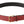 Dolce & Gabbana Elegant Red Leather Belt with Engraved Buckle