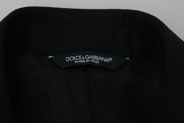 Dolce &amp; Gabbana musta Slim Fit muodollinen Martini Blazer