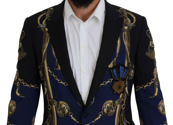 Dolce &amp; Gabbana monivärinen painettu takki Martini Blazer