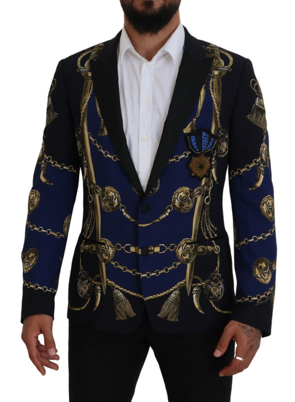 Dolce &amp; Gabbana monivärinen painettu takki Martini Blazer