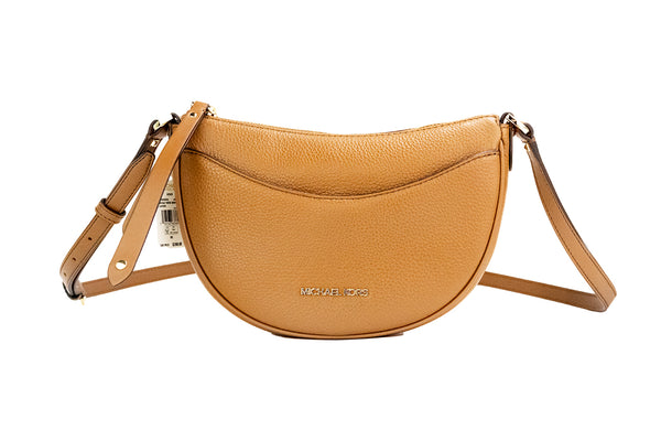 Michael Kors Dover Small Matkalaukkujen Pebbled Nahka Half Moon Crossbody Laukku Kukkaro