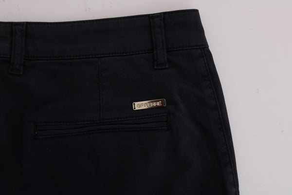 GF Ferre Blue Cotton Stretch Chinos -housut