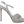 Prada Elegant Silver Stiletto Heels Sandals