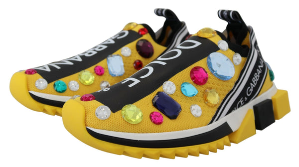 Dolce &amp; Gabbana Yellow Sorrento Crystals tennarit