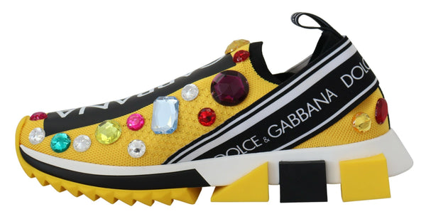 Dolce &amp; Gabbana Yellow Sorrento Crystals tennarit