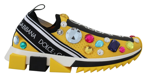 Dolce &amp; Gabbana Yellow Sorrento Crystals tennarit