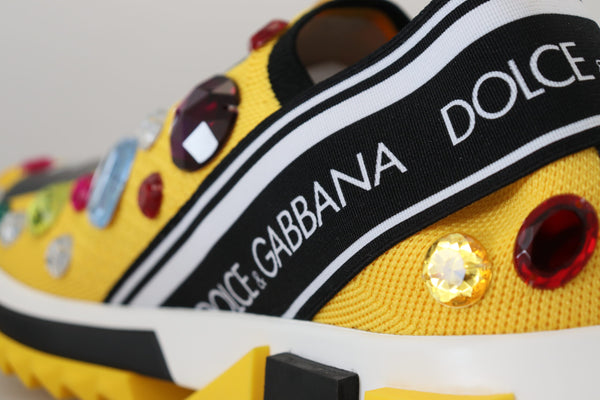 Dolce &amp; Gabbana Yellow Sorrento Crystals tennarit