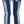 Dolce & Gabbana Cobalt Blue Stripes Skinny Denim Cotton Farkut