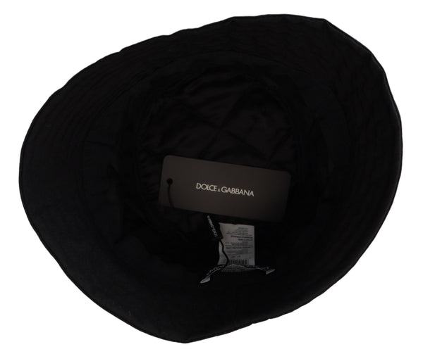 Dolce &amp; Gabbana Black Nylon Naisten Bucket Cap -hattu