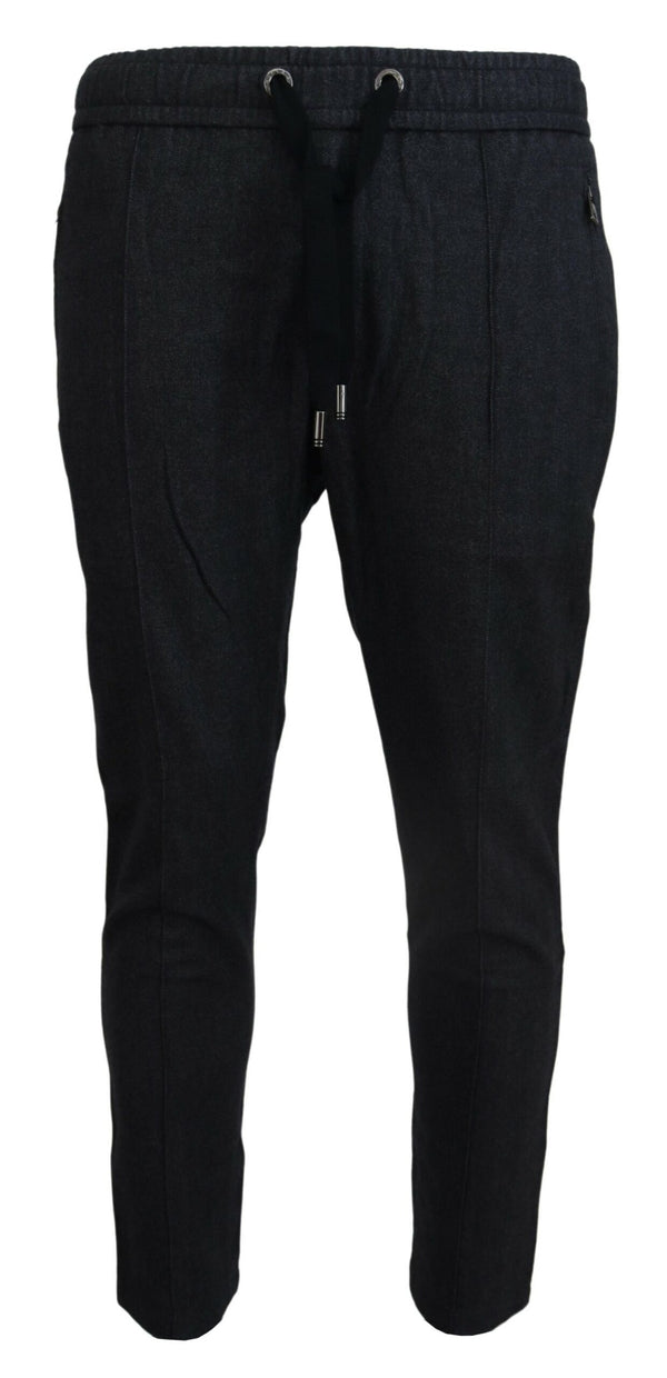 Dolce &amp; Gabbana harmaat puuvillaiset Jogger-housut