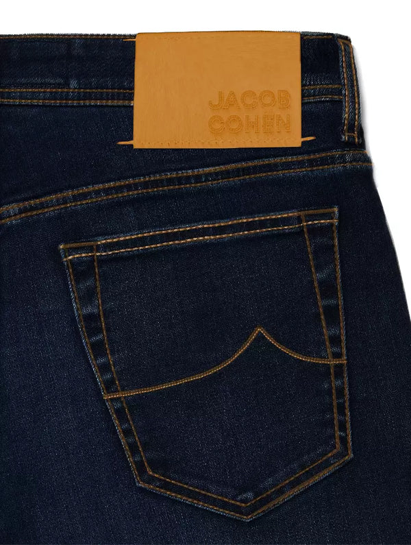 Jacob Cohen Blue Cotton Men Slim-fit Jean