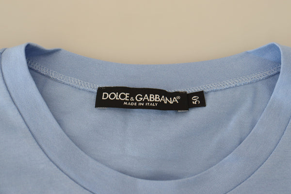 Dolce &amp; Gabbana Light Blue Hyvää uutta vuotta 2017 puuvillainen T-paita