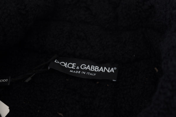 Dolce &amp; Gabbana musta villaneule neuletakki neuletakki