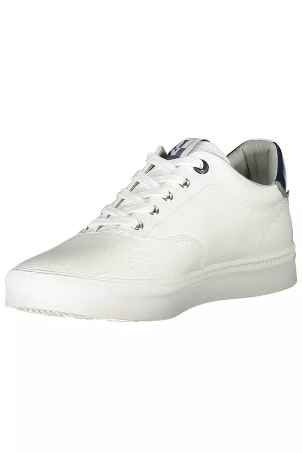 Napapijri Sleek White Sneakers with Contrasting Accents