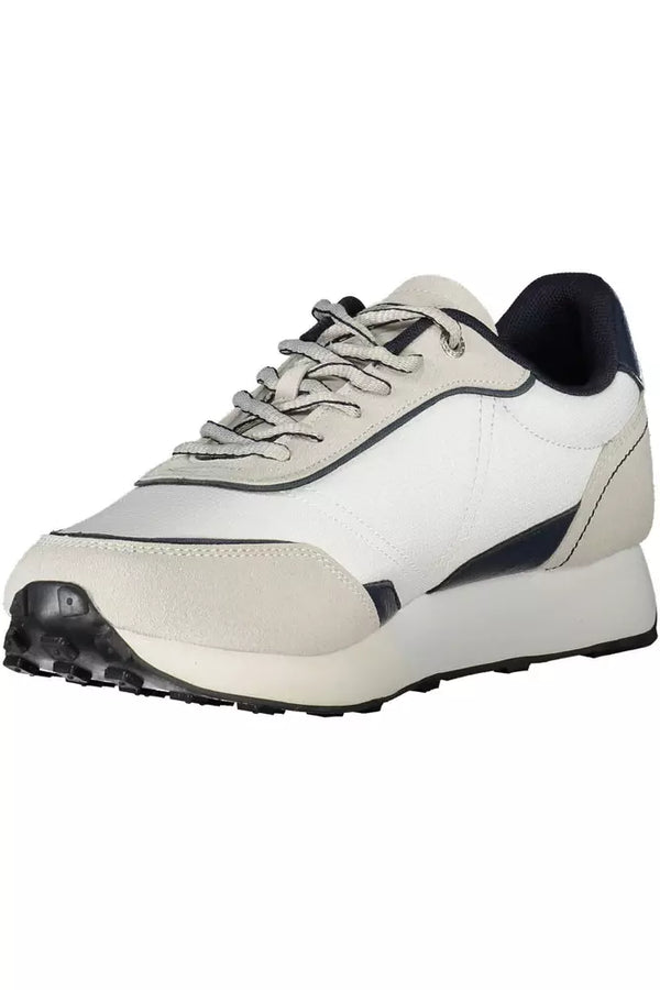 Carrera Sleek White Sneakers with Contrast Accents