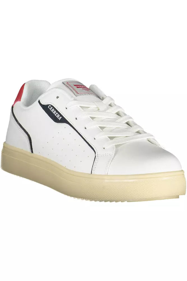 Carrera Sleek White Sneakers with Contrasting Accents