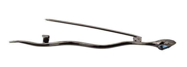 Dolce &amp; Gabbana hopea messinki Crystal Spilla Serpente rintaneula