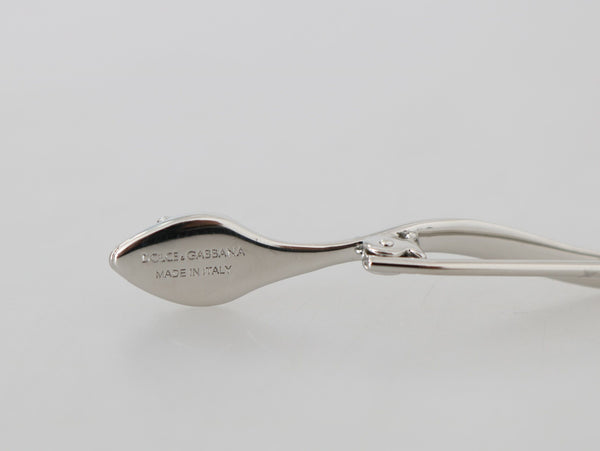 Dolce &amp; Gabbana hopea messinki Crystal Spilla Serpente miesten rintaneula
