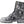 Dolce & Gabbana Chic Black Lace-Up Boots with Gray White Fade