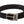 Dolce & Gabbana Black Calf Canvas Hopeanvärinen Logo Metal Belt