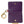 Dolce & Gabbana Purple Leather French Flap Wallet