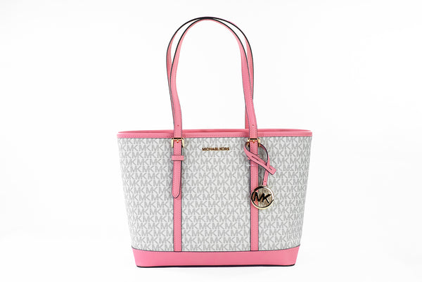 Michael Kors Jet Set Travel Small Primrose Multi PVC olkalaukku käsilaukku