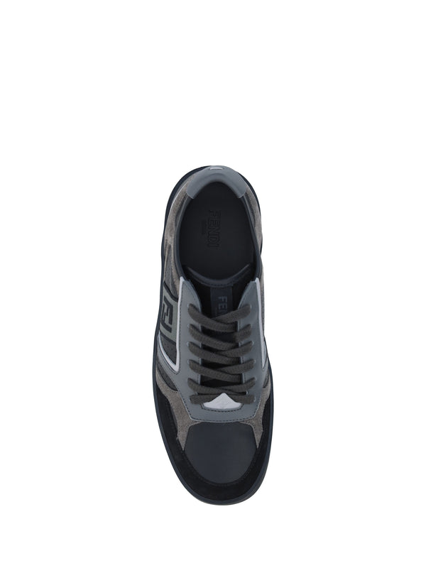 Fendi Elevate Your Steps with Sleek Monochrome Sneakers