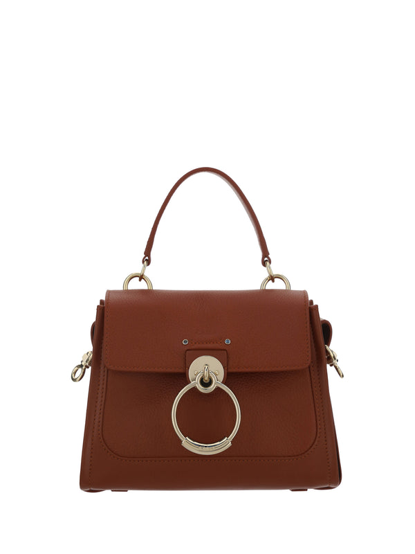 Chloé Brown Calf Leather Tess -käsilaukku