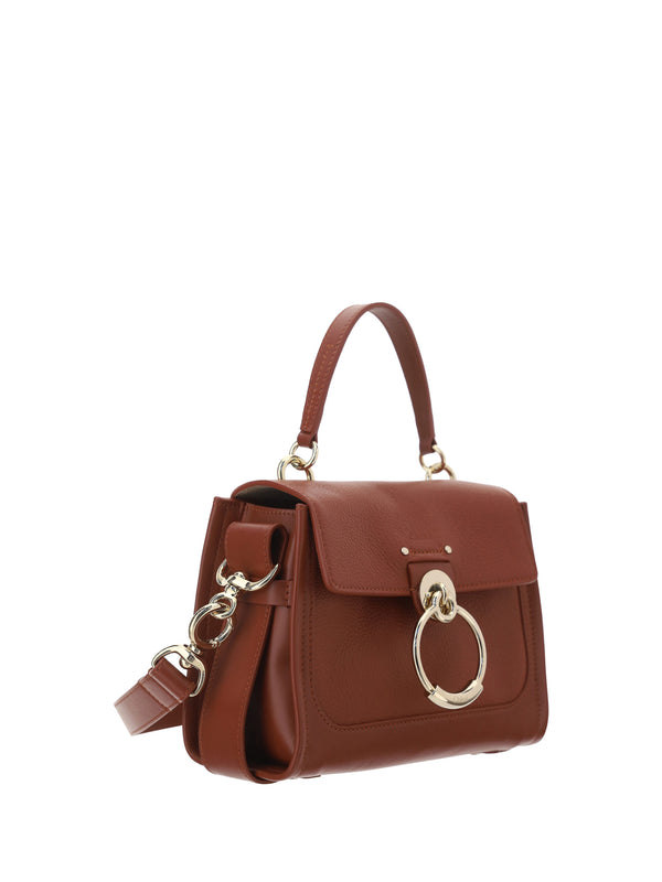 Chloé Brown Calf Leather Tess -käsilaukku