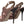 Dolce & Gabbana Elegant Slingback Stiletto Heels in Light Brown