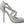 Dolce & Gabbana Elegant Shimmering Silver High-Heeled Sandals