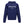 Balmain Elegant Navy Blue Monogram Hoodie