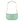 Michael Kors Carmen Small Sea Green Leather Pouchette Shoulder Crossbody Purse