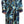 Dolce & Gabbana Marble Blue Silk Long Robe Luxury Sleepwear