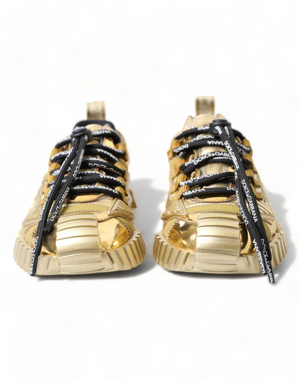 Dolce &amp; Gabbana Metallic Gold NS1 Low Top -lenkkarit