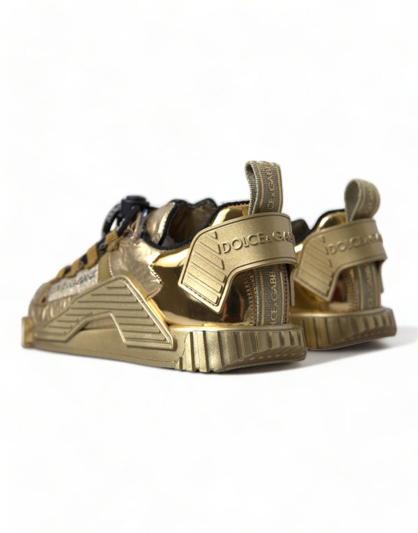 Dolce &amp; Gabbana Metallic Gold NS1 Low Top -lenkkarit