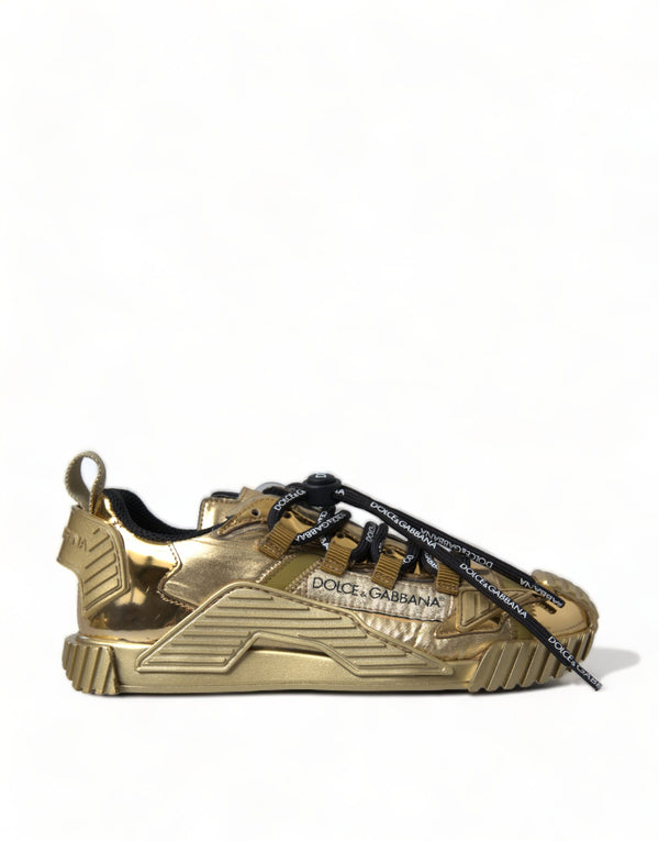 Dolce &amp; Gabbana Metallic Gold NS1 Low Top -lenkkarit