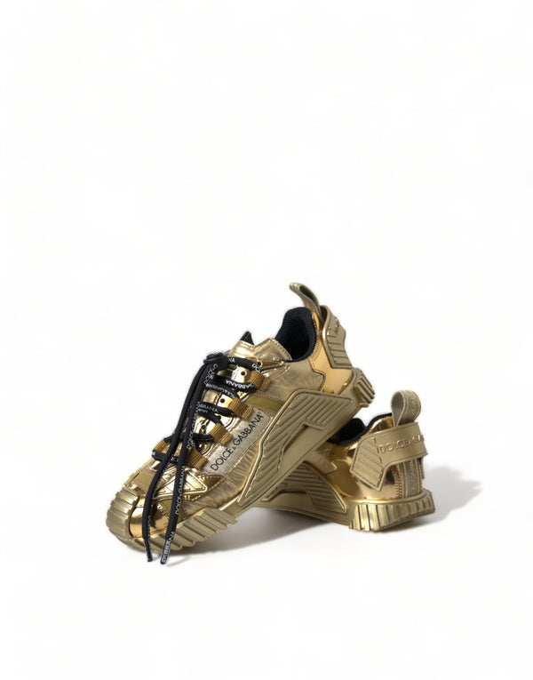 Dolce &amp; Gabbana Metallic Gold NS1 Low Top -lenkkarit